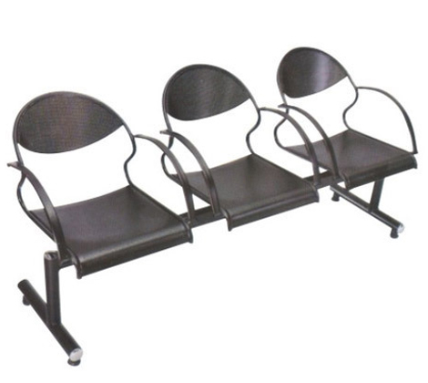3 Seater Black With Handle Chair