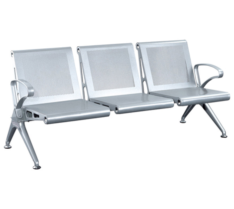 3 Seater White With Handle Chair